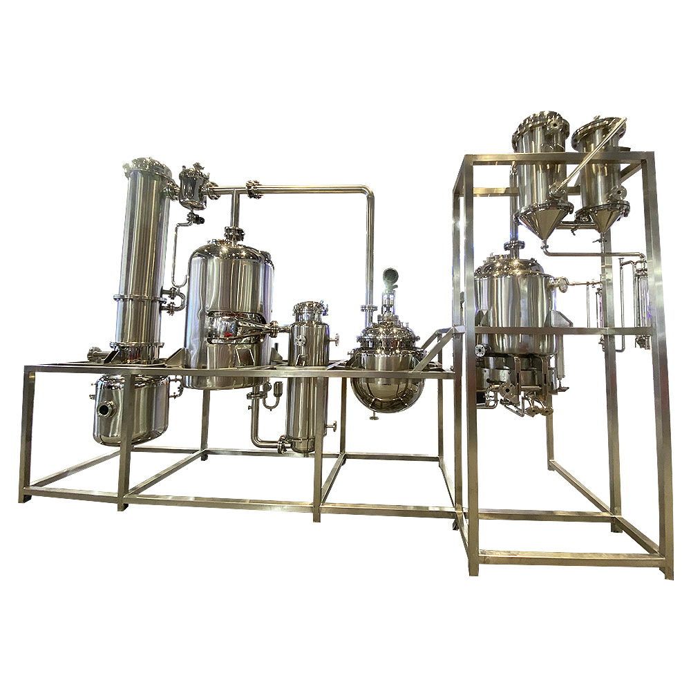 化工制藥食品小型實(shí)驗(yàn)室多功能提取、濃縮、醇沉、回收機(jī)組